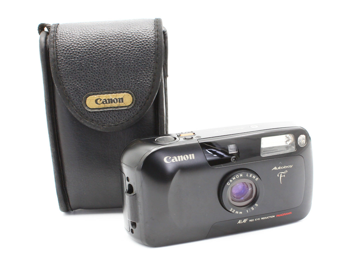 再決済用Canon Autoboy F 35mm Point & Shoot Film Camera 32mm f/3.5 Lens from JAPAN【Exc+3】