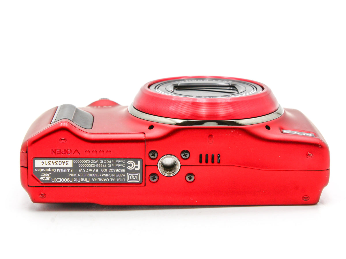 FUJIFILM FinePix 900EXR Red Compact Digital Camera 20x Zoom Lens JAPAN【Exc+4】