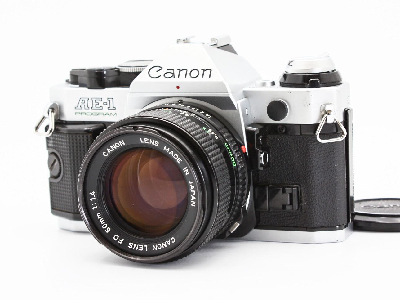 CANON AE-1 Program SLR 35mm Film Camera New FD 50mm f/1.4 Lens from JAPAN【Exc+4】