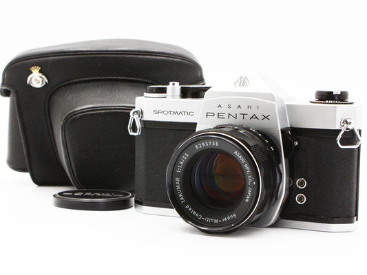 Asahi Pentax Spotmatic SP SLR Camera  SMC Takumar 55mm f/1.8 Lens JAPAN【Exc+4】