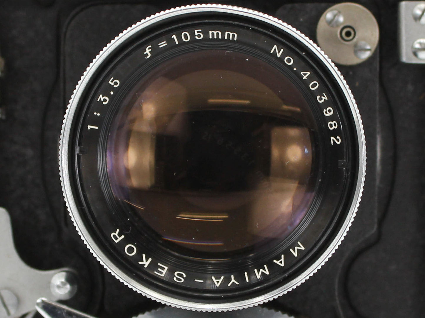 Mamiya Mamiyaflex C2 6x6 TLR Camera Sekor 105mm f/3.5 Lens from JAPAN【Exc+3】