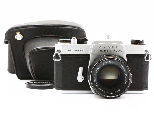Asahi Pentax Spotmatic SP SLR Camera  SMC Takumar 55mm f/1.8 Lens JAPAN【Exc+4】