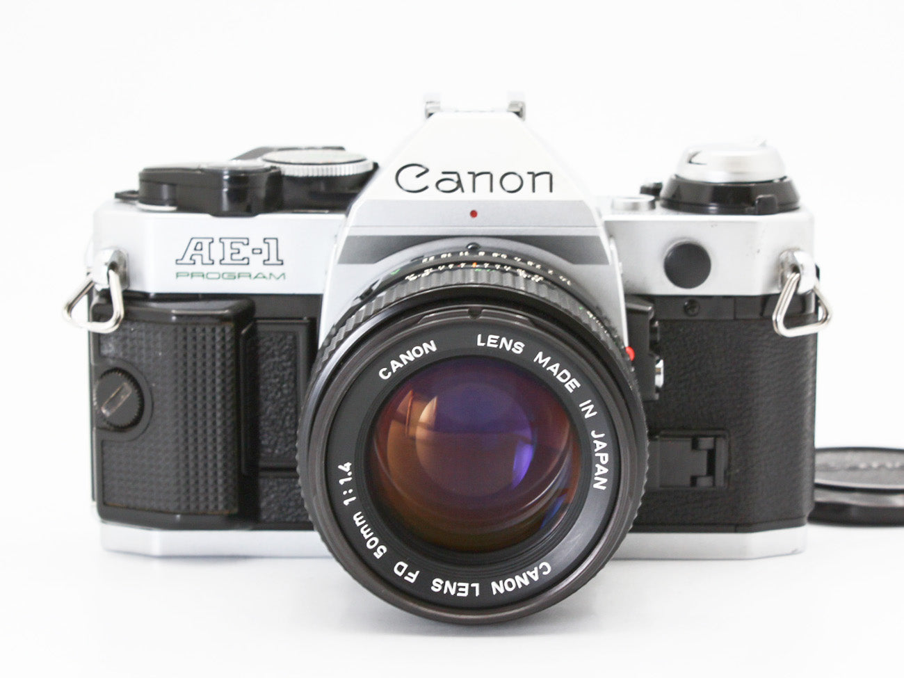CANON AE-1 Program SLR 35mm Film Camera New FD 50mm f/1.4 Lens from JAPAN【Exc+4】