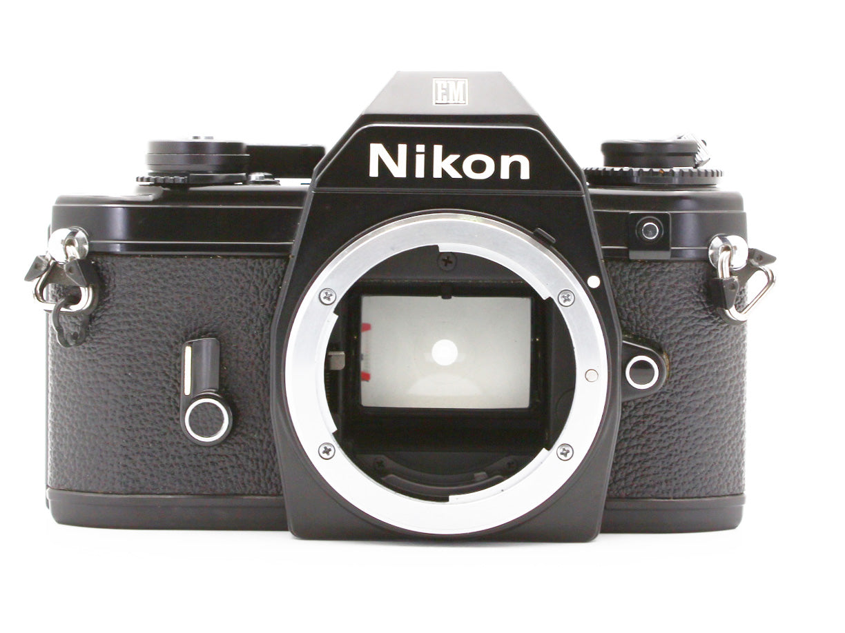 Nikon EM Black 35mm SLR Film Camera NIKKOR 50mm f/1.4 Ai-S Lens JAPAN【Exc+3】
