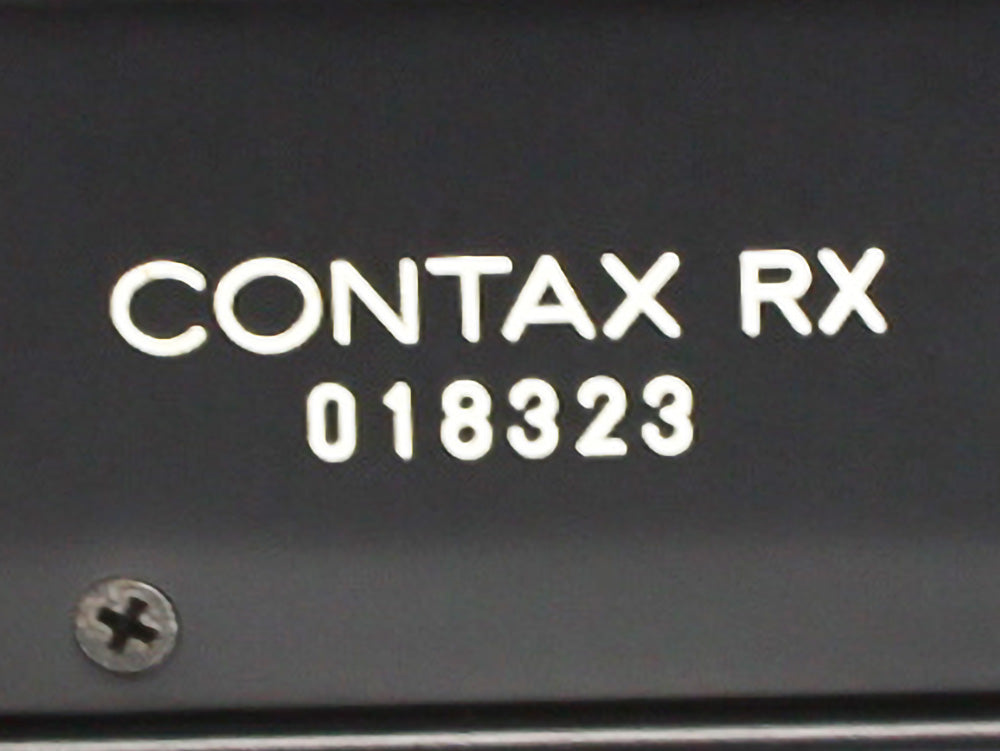 Contax RX 35mm SLR Film Camera Black Body from JAPAN【Exc+5】