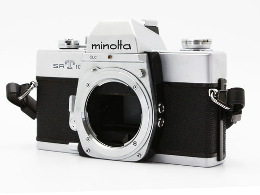 Minolta SRT 101 Silver Body 35mm SLR Film Camera from Japan【Very good】
