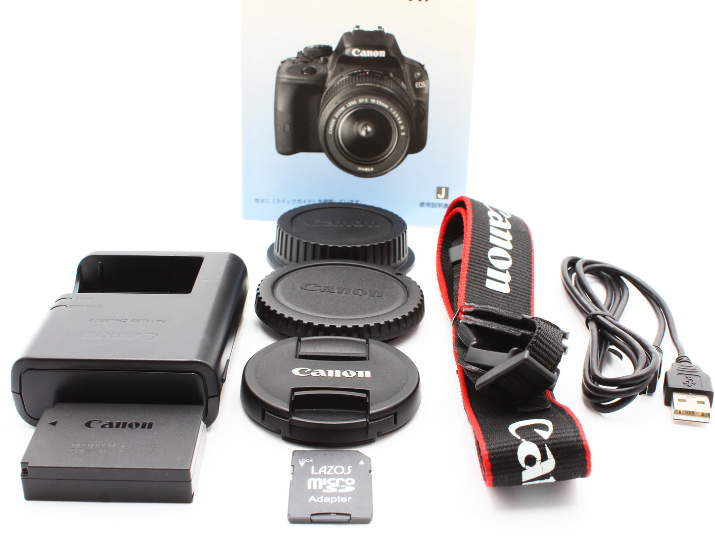 Canon Kiss X7 DSLR Camera EF-S 18-55mm f/3.5-5.6 IS STM Lens JAPAN【NearMint】