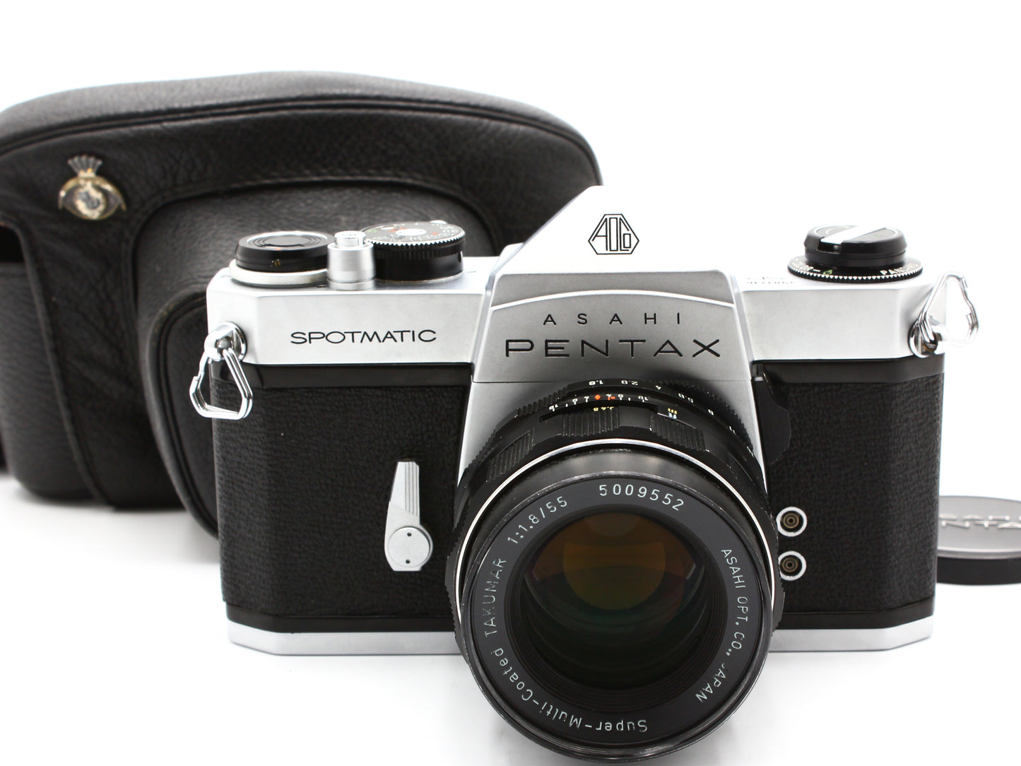Asahi PENTAX SP SPOTMATIC Film Camera Super-Takumar 55mm f/1.8 Lens JAPAN【Exc+4】
