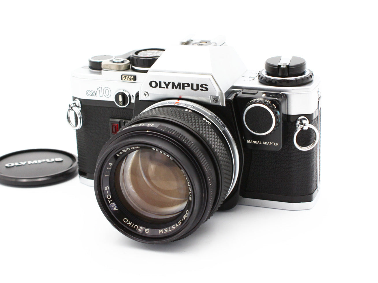 Olympus OM-10 SLR 35mm Film Camera AUTO-S 50mm f/1.4 Lens from JAPAN【Exc+3】