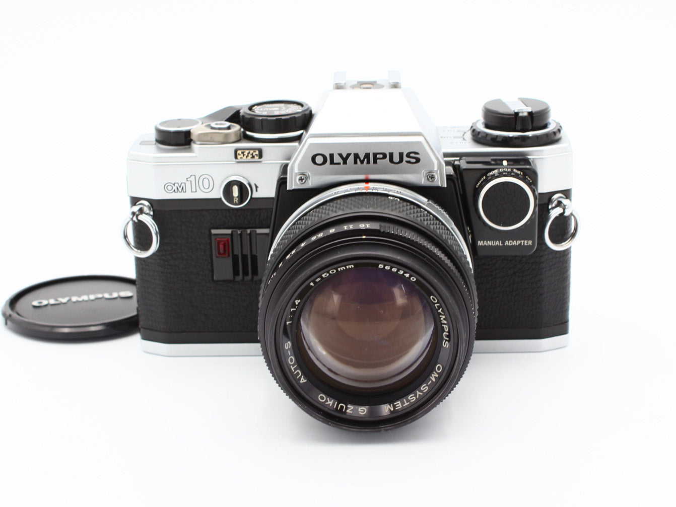 Olympus OM-10 SLR 35mm Film Camera AUTO-S 50mm f/1.4 Lens from JAPAN【Exc+3】