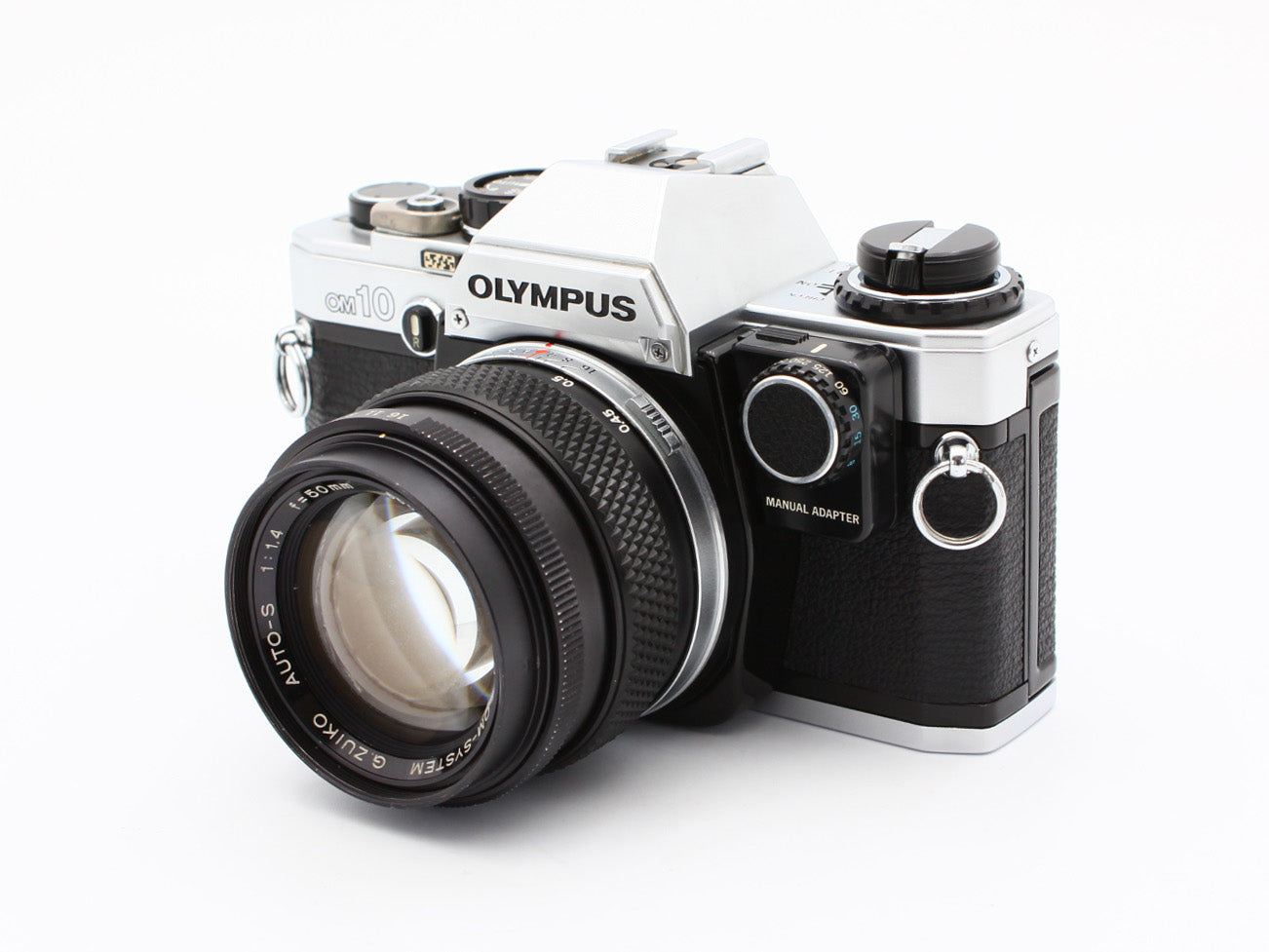Olympus OM-10 SLR 35mm Film Camera AUTO-S 50mm f/1.4 Lens from JAPAN【Exc+3】