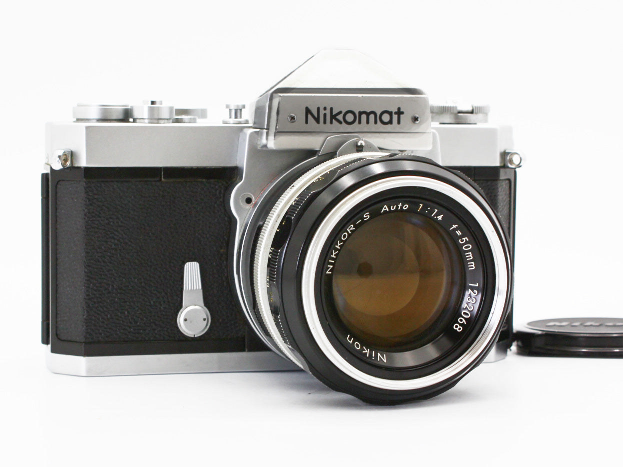 Nikon Nikomat FTN Silver 35mm Film Camera Nikkor-S 50mm f/1.4 Non-AI Lens【Exc+3】