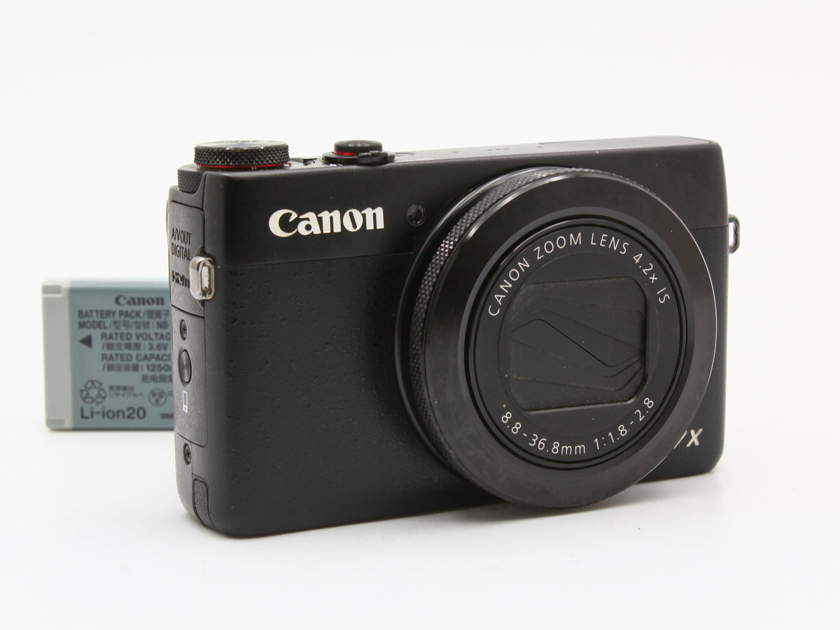 Canon PowerShot G7 X Black Compact Digital Camera 4.2x Zoom Lens from JAPAN【Exc+3】