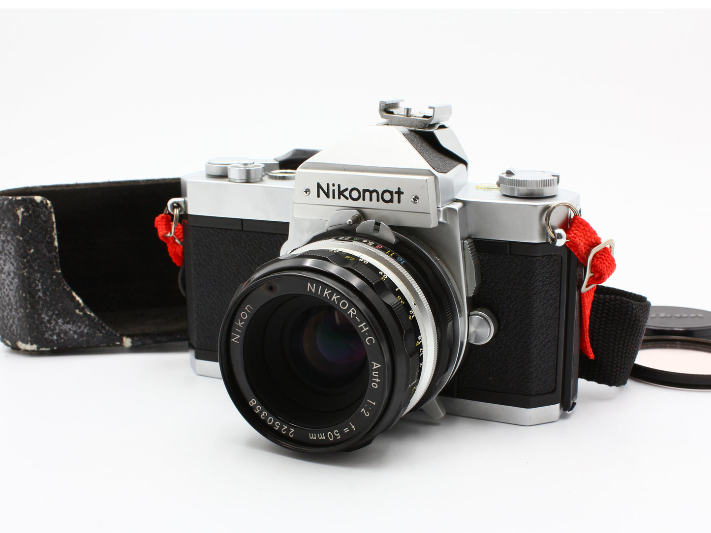 Nikon Nikomat FTN Silver 35mm SLR Film Camera Nikkor-H·C 50mm F2 Lens【Very Good】