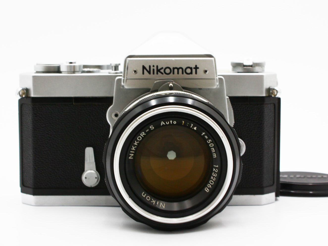 Nikon Nikomat FTN Silver 35mm Film Camera Nikkor-S 50mm f/1.4 Non-AI Lens【Exc+3】