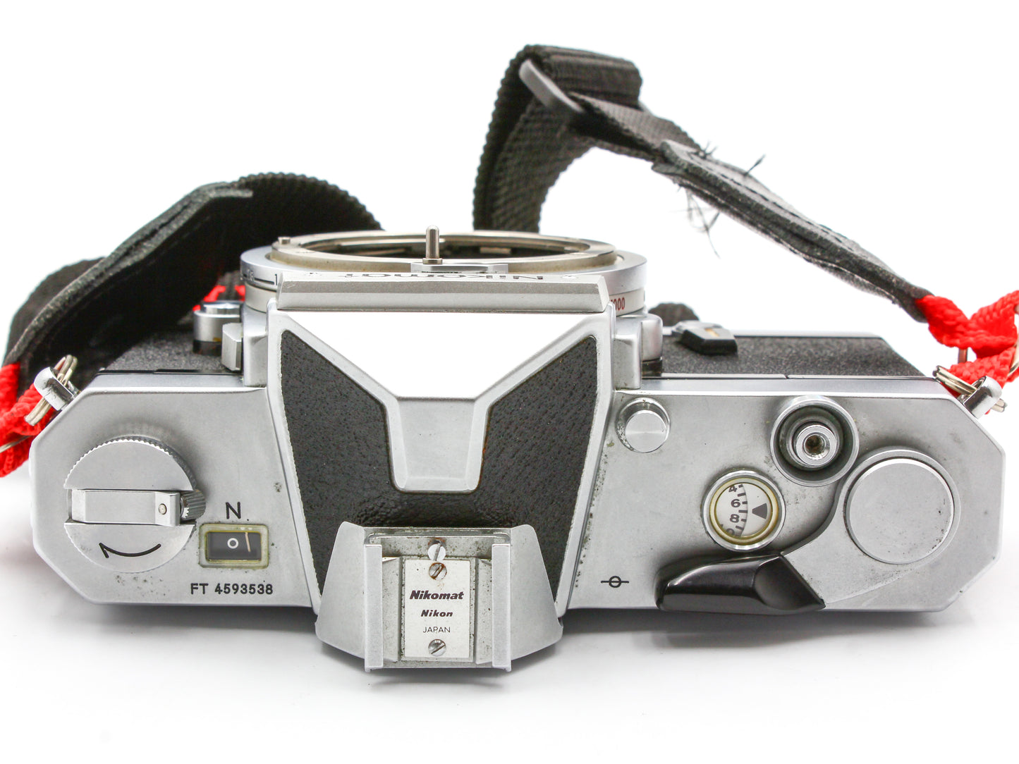 Nikon Nikomat FTN Silver 35mm SLR Film Camera Nikkor-H·C 50mm F2 Lens【Very Good】