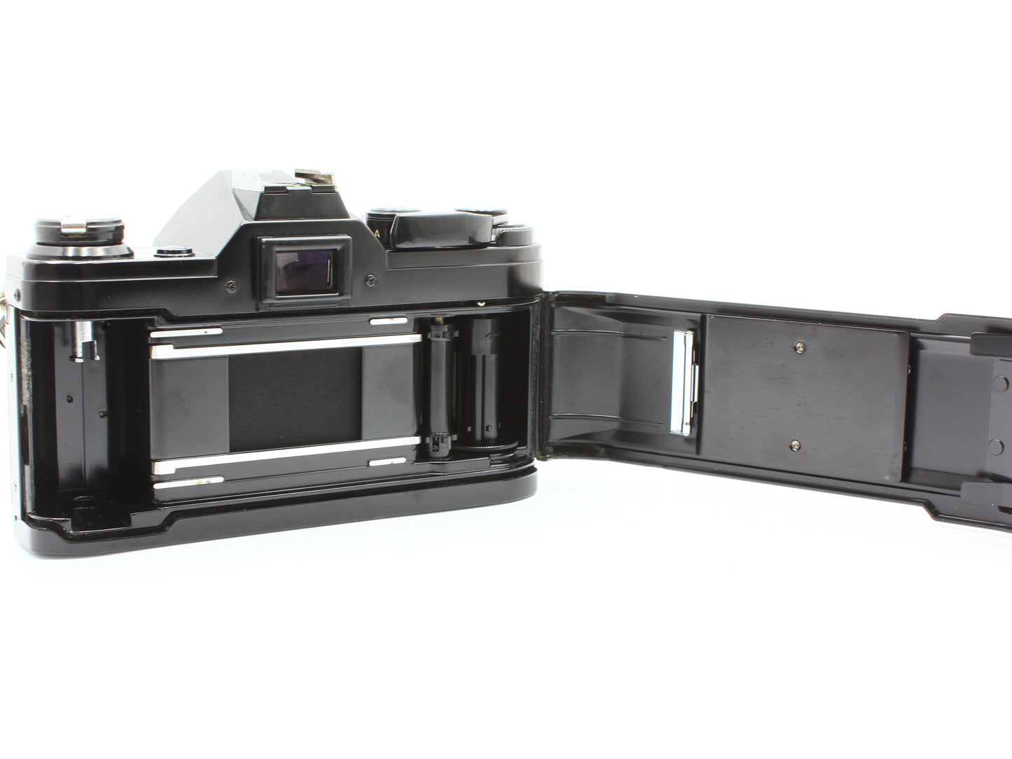 Canon AE-1 Black 35mm SLR Film Camera FD 50mm f/1.4 Lens【Very Good】