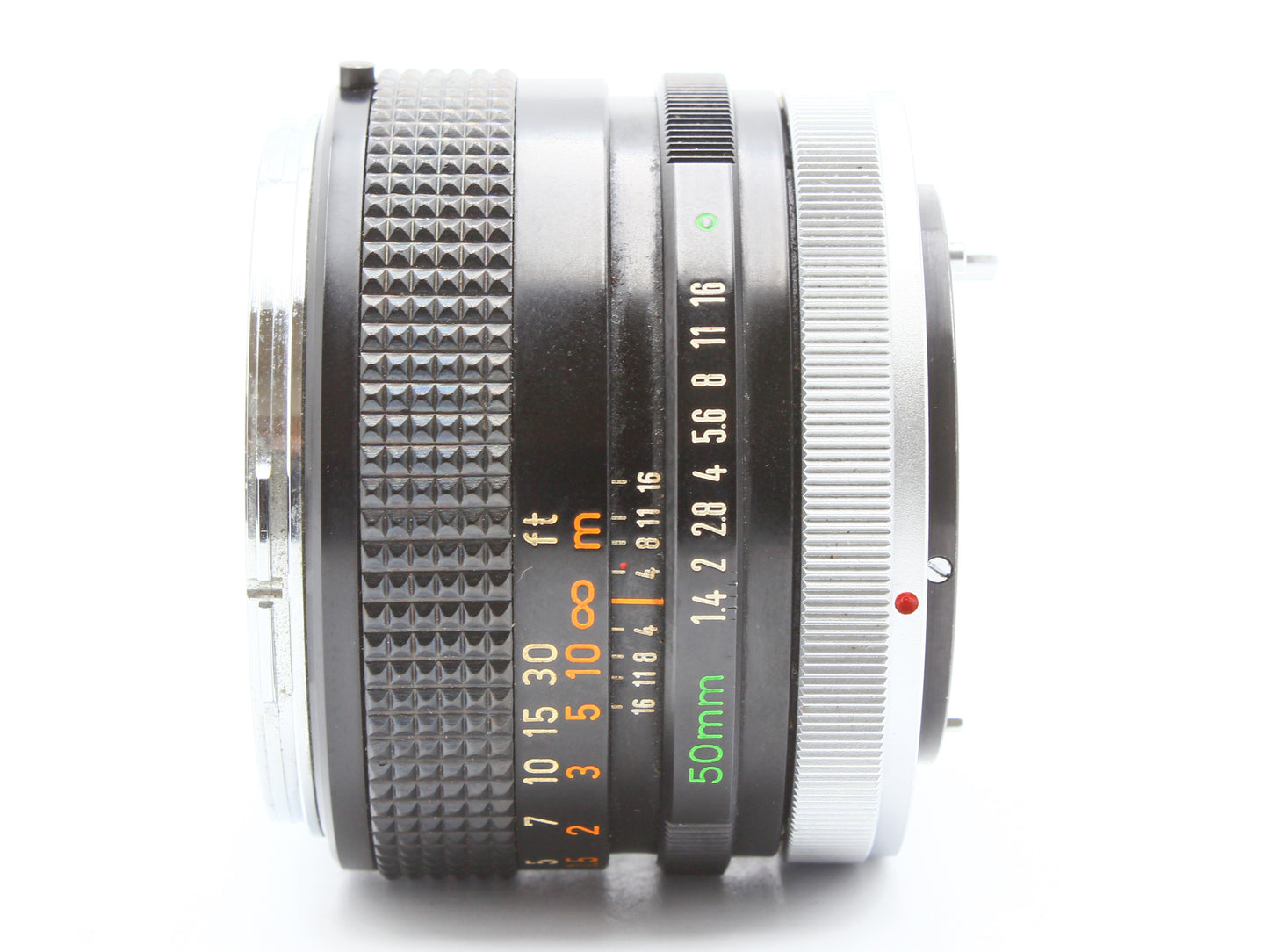 Canon AE-1 Black 35mm SLR Film Camera FD 50mm f/1.4 Lens【Very Good】