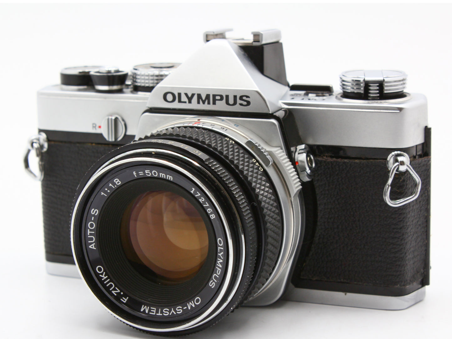 Olympus OM-1 35mm SLR Camera F.Zuiko Auto-S 50mm f1.8 Lens【Very Good】