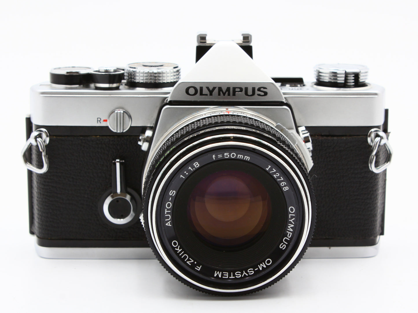 Olympus OM-1 35mm SLR Camera F.Zuiko Auto-S 50mm f1.8 Lens【Very Good】