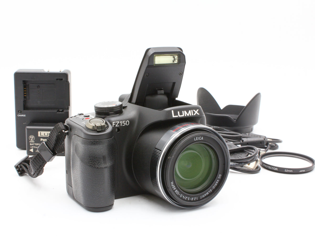 Panasonic LUMIX DMC-FZ150 Digital Camera Black 24x Zoom Lens JAPAN【Near Mint】