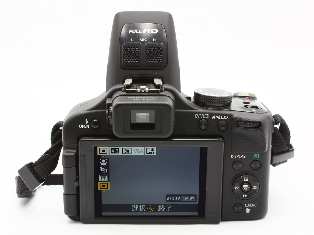 Panasonic LUMIX DMC-FZ150 Digital Camera Black 24x Zoom Lens JAPAN【Near Mint】