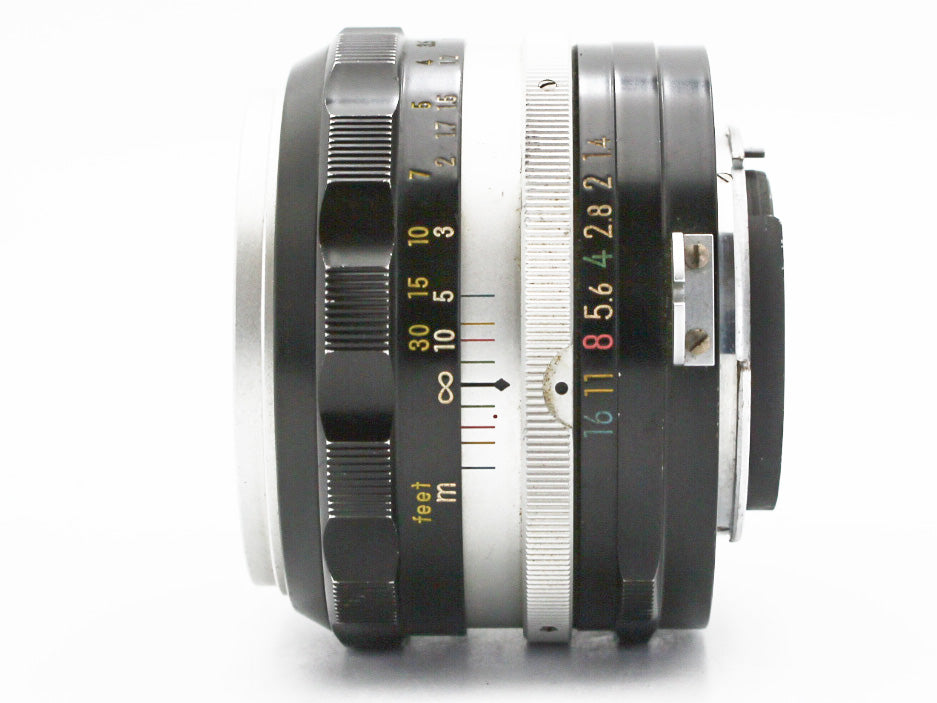 Nikon Nikomat FTN Silver 35mm Film Camera Nikkor-S 50mm f/1.4 Non-AI Lens【Exc+3】