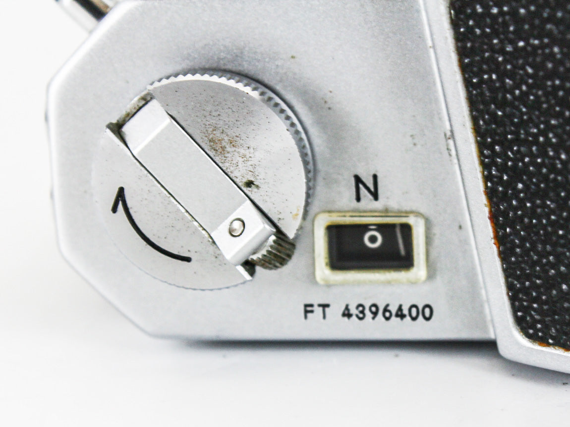 Nikon Nikomat FTN Silver 35mm Film Camera Nikkor-S 50mm f/1.4 Non-AI Lens【Exc+3】