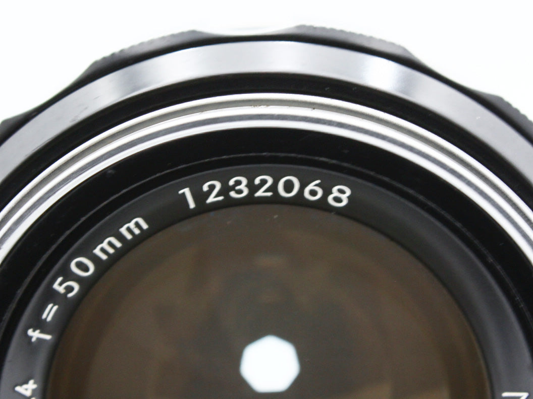 Nikon Nikomat FTN Silver 35mm Film Camera Nikkor-S 50mm f/1.4 Non-AI Lens【Exc+3】