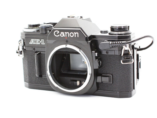 Canon AE-1 35mm SLR Film Camera  Black Body Date Back A from JAPAN【Exc+5】