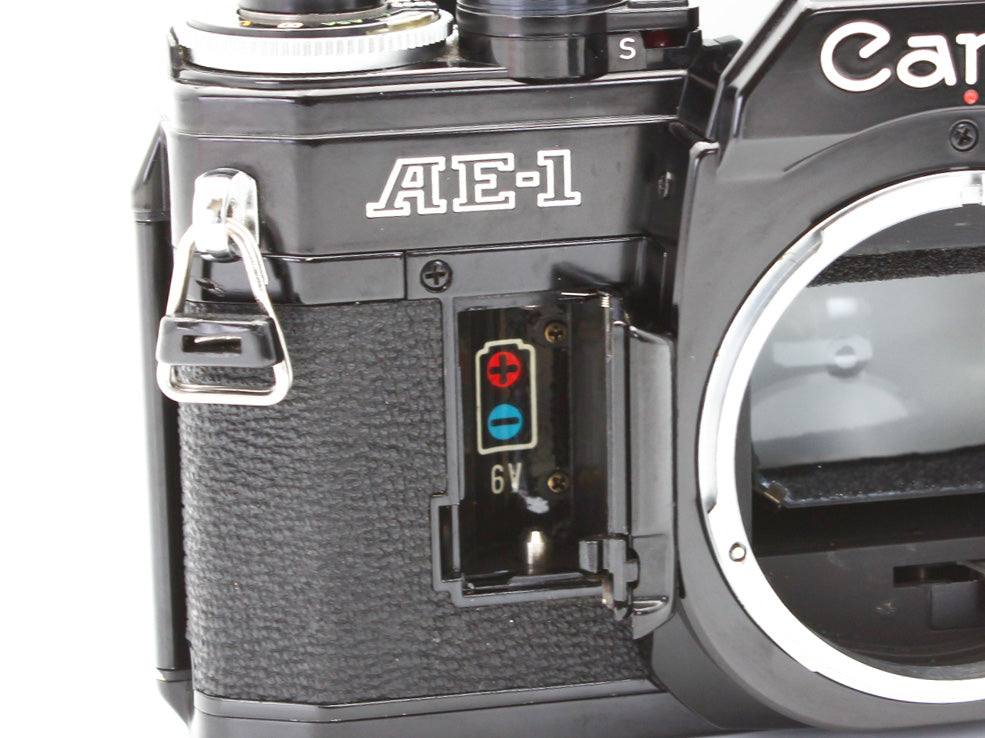 Canon AE-1 35mm SLR Film Camera  Black Body Date Back A from JAPAN【Exc+5】