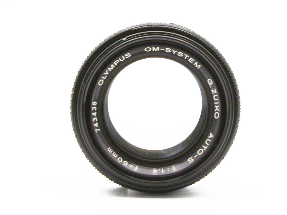 OLYMPUS OM-System G.ZUIKO AUTO-S 50mm f/1.4 MF Lens from JAPAN【Exc+4】