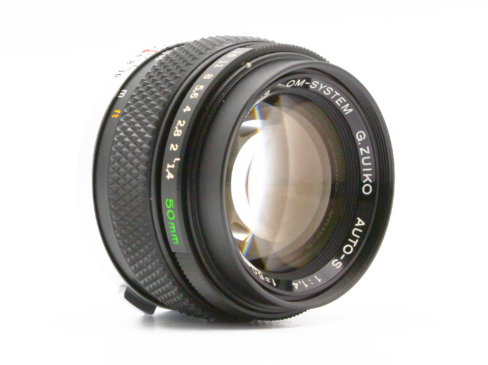 OLYMPUS OM-System G.ZUIKO AUTO-S 50mm f/1.4 MF Lens from JAPAN【Exc+4】