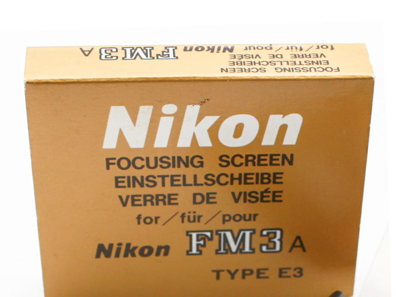 Nikon FM3A Grid Matte Focusing Screen Type E3【Near Mint】