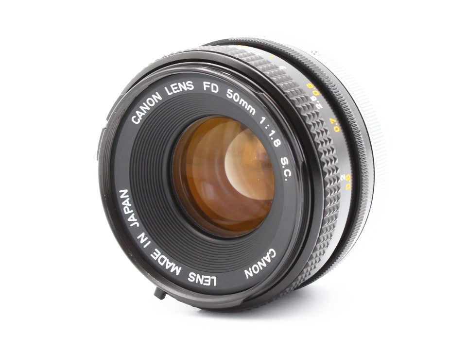Canon AE-1 SLR Film Camera BLACK  FD 50mm f/1.8 S.C Lens from JAPAN 【Exc+4】