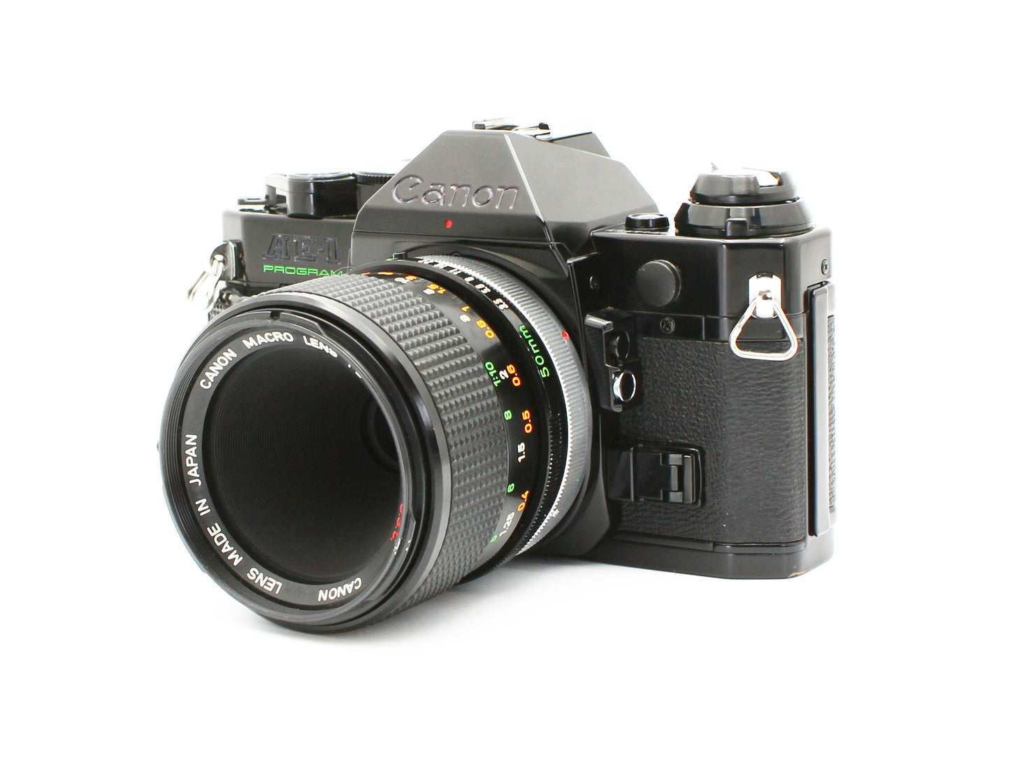 Canon AE-1 program FD 50mm f/3.5 S.S.C. 28-55mm f/3.5-4.5 Lens JAPAN【Exc+4】