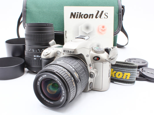 Nikon US Camera SIGMA 28-80mm f/3.5-5.6 100-300mm f/4.5-6.7 for Nikon【Exc+3】