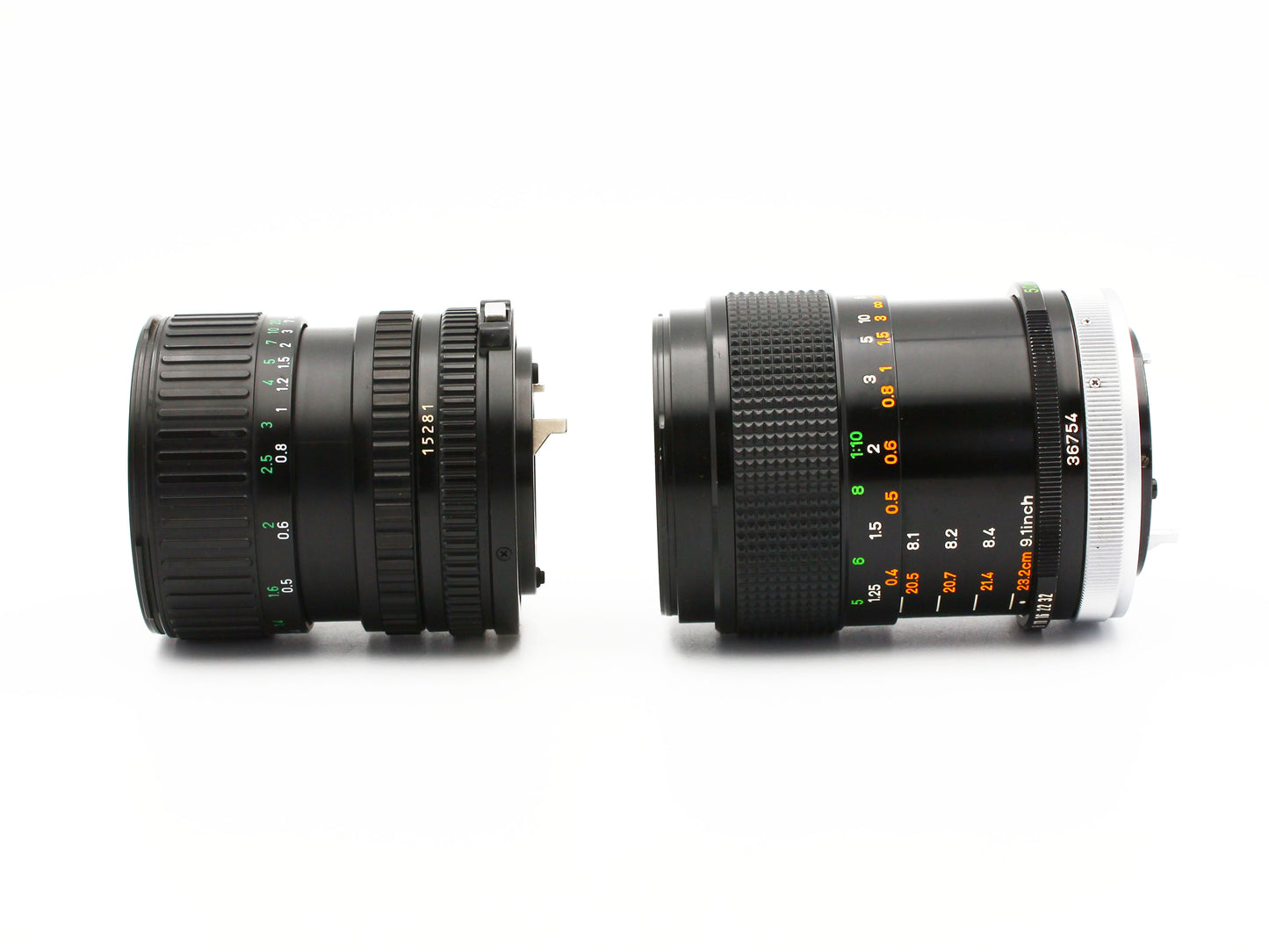 Canon AE-1 program FD 50mm f/3.5 S.S.C. 28-55mm f/3.5-4.5 Lens JAPAN【Exc+4】
