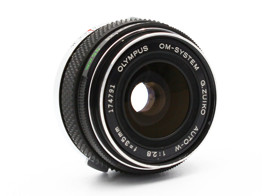 Olympus OM-1 MD 35mm SLR Film Camera G.Zuiko Auto-W 35mm f/2.8 Lens JAPAN【Exc+3】