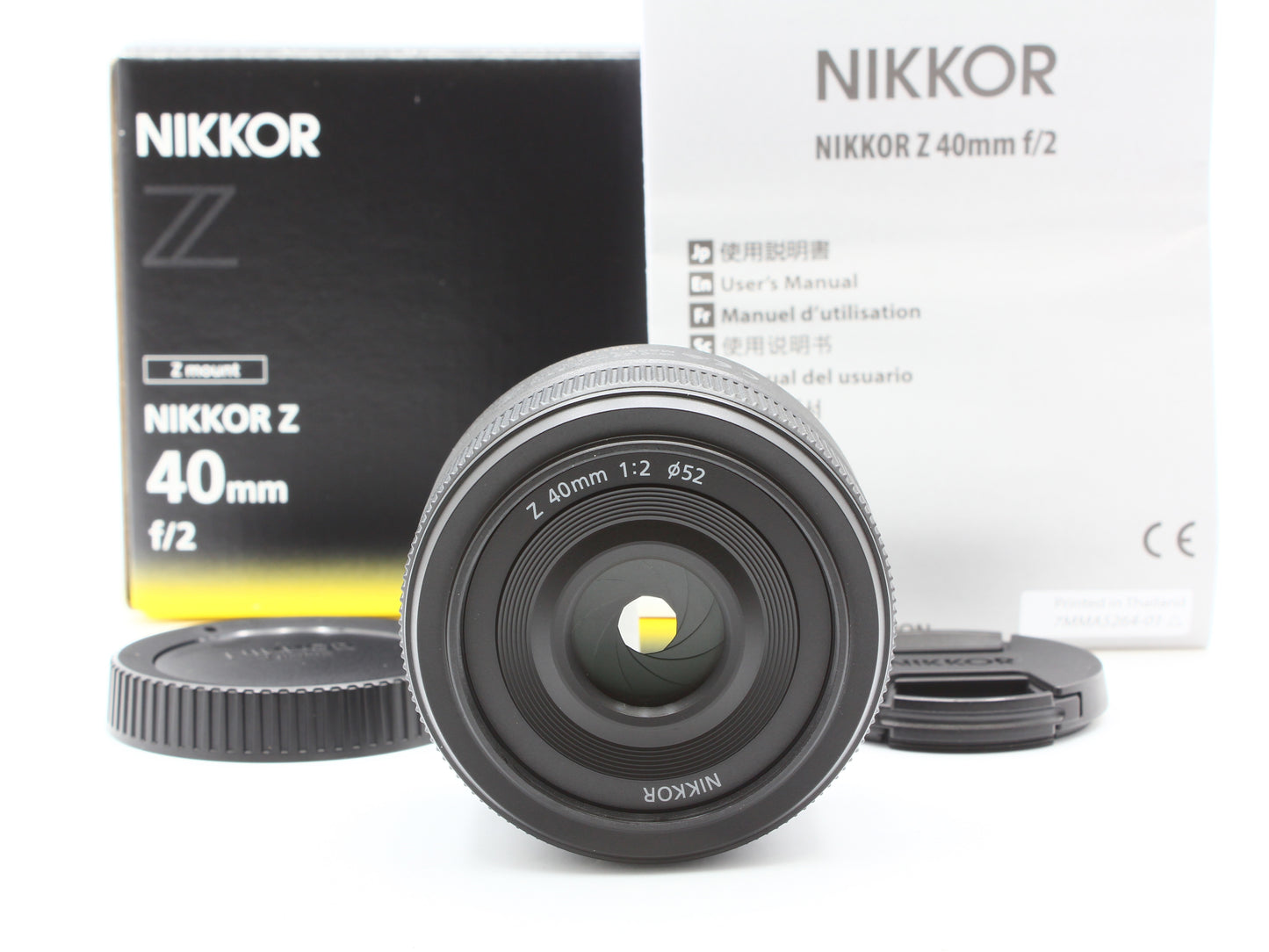 Nikon NIKKOR Z 40mm f/2 AF Lens for Z Mount Mirrorless Camera【Mint】