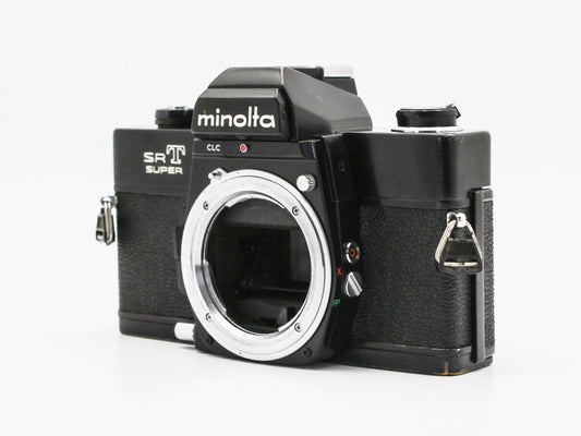 Minolta SRT Super 35mm SLR Film Camera Black Body from JAPAN【Exc+4】