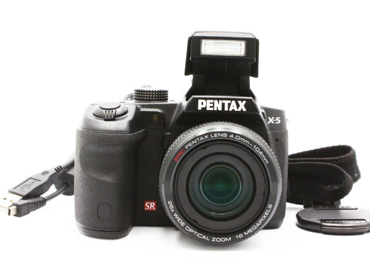 Pentax X-5 16MP DSLR Camera 4-104mm 26x Wide Optical Zoom Lens JAPAN【Near Mint】