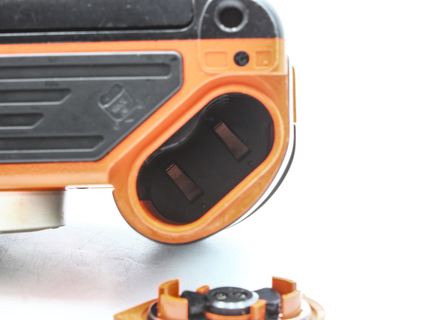 Konica Genba Kantoku 35 WB ECO 35mm Film Camera Orange from JAPAN【Exc+5】