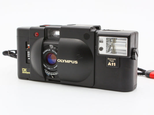 OLYMPUS XA4 MACRO 35mm Film Camera  Electronic Flash A11 from JAPAN【VeryGood】