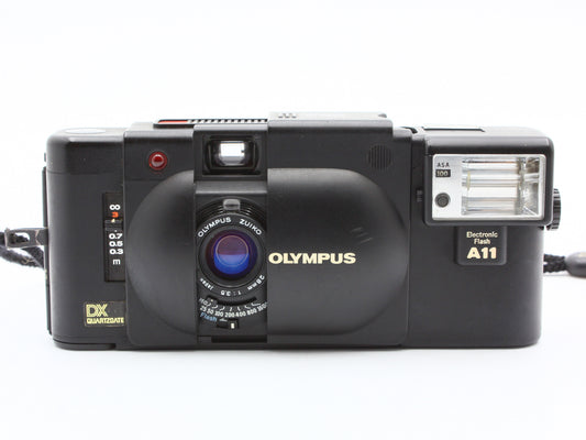 OLYMPUS XA4 MACRO 35mm Film Camera  Electronic Flash A11 from JAPAN【VeryGood】