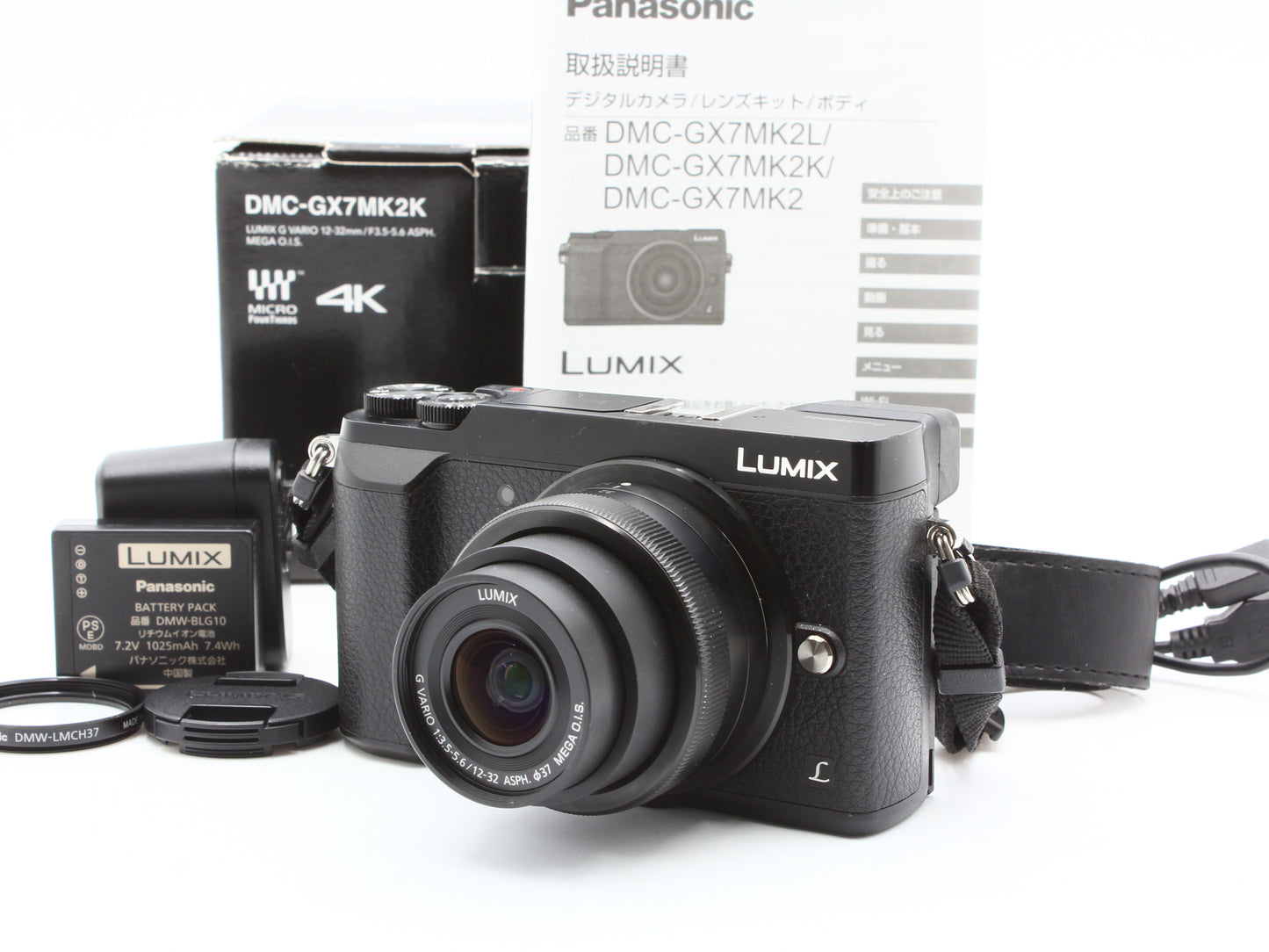 Panasonic LUMIX DMC-GX7MK2K Digital Camera G Vario 12-32mm f/3.5-5.6 Lens【Exc+5】