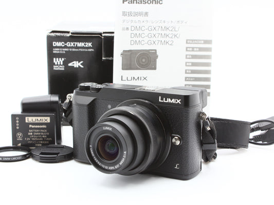 Panasonic LUMIX DMC-GX7MK2K Digital Camera G Vario 12-32mm f/3.5-5.6 Lens【Exc+5】
