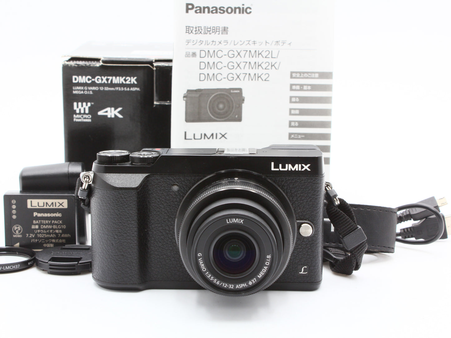 Panasonic LUMIX DMC-GX7MK2K Digital Camera G Vario 12-32mm f/3.5-5.6 Lens【Exc+5】
