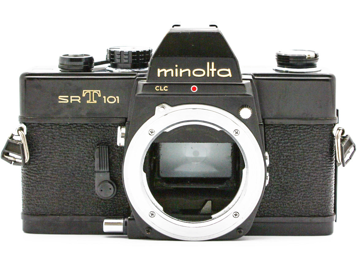 Minolta SRT 101 Black Film Camera MC Rokkor-PG 50mm f/1.4 Lens JAPAN【VeryGood】
