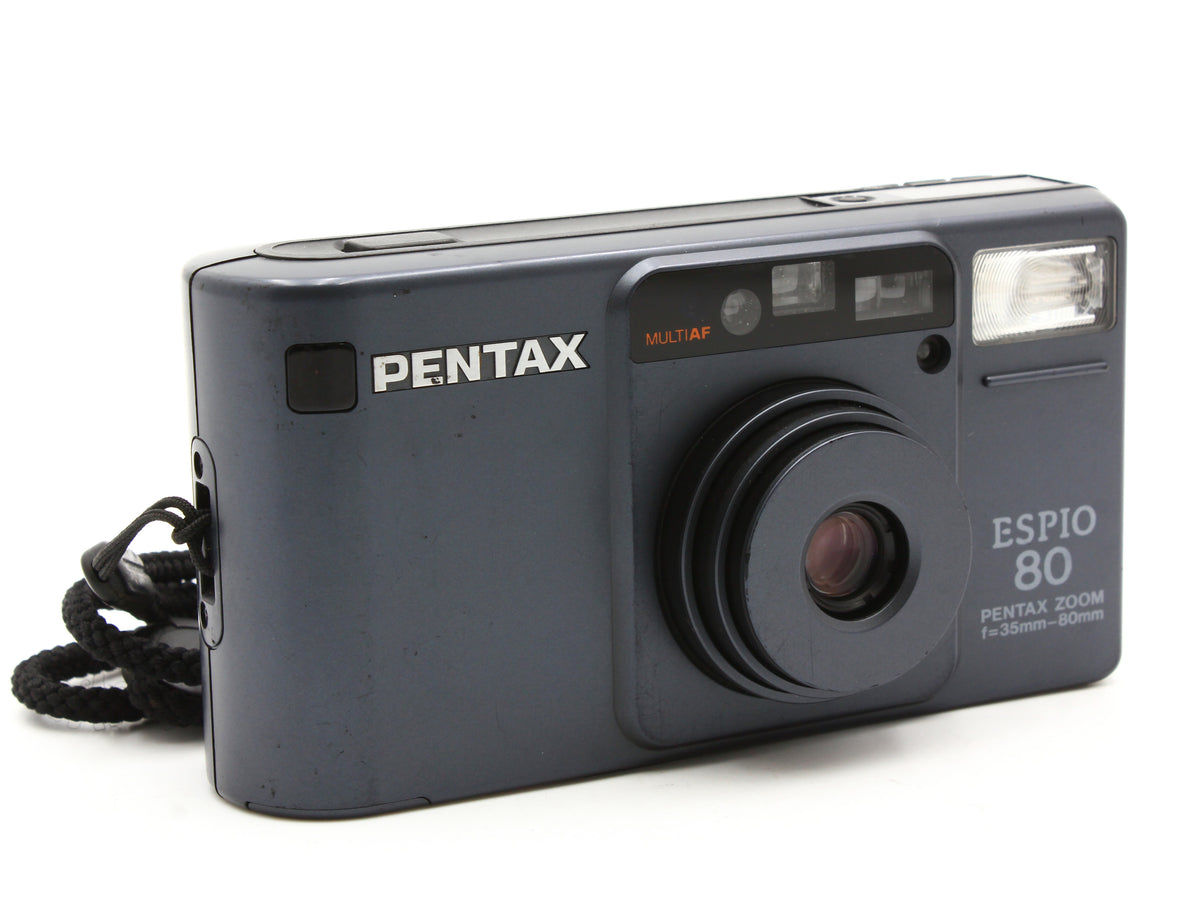 PENTAX ESPIO 80 Black 35mm Film Point & Shoot Camera 35-80mm From Japan 【Exc+4】